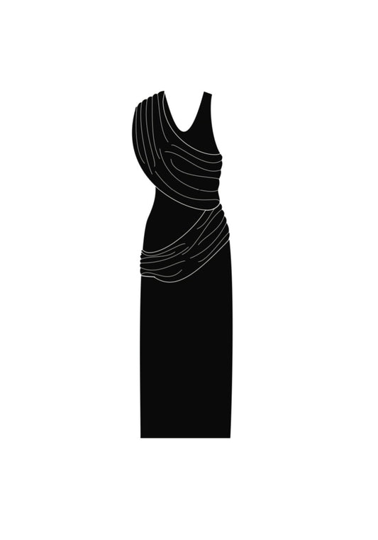 Marbella Maxi - Black (Tall)