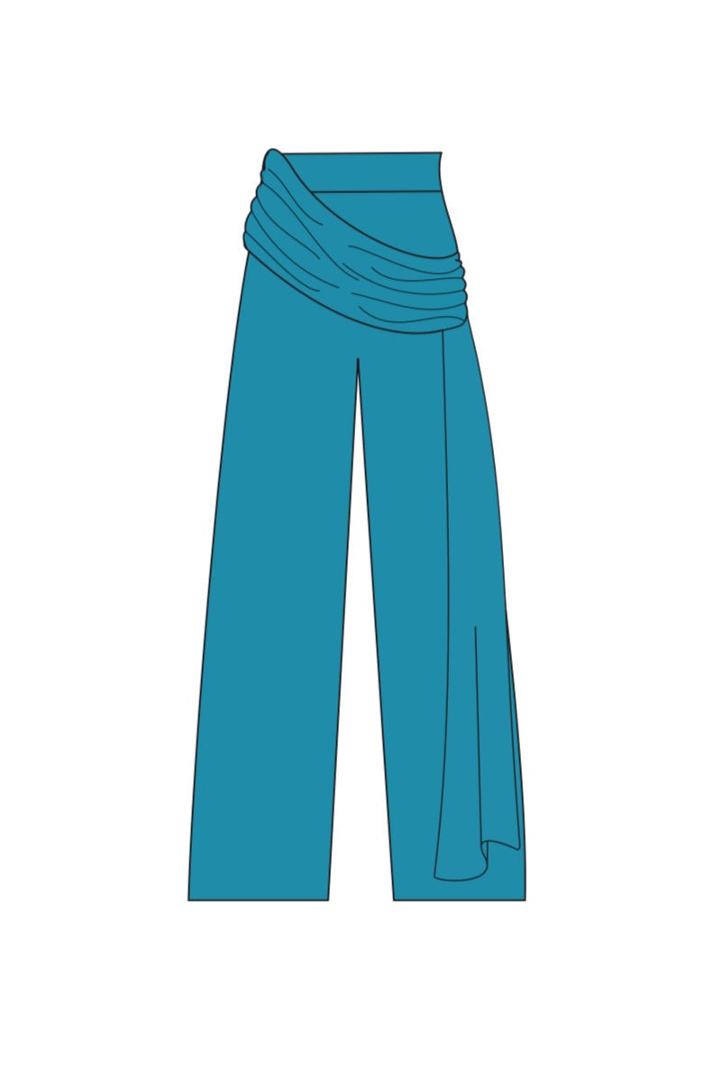 Salina Pant - Turquoise (Tall)