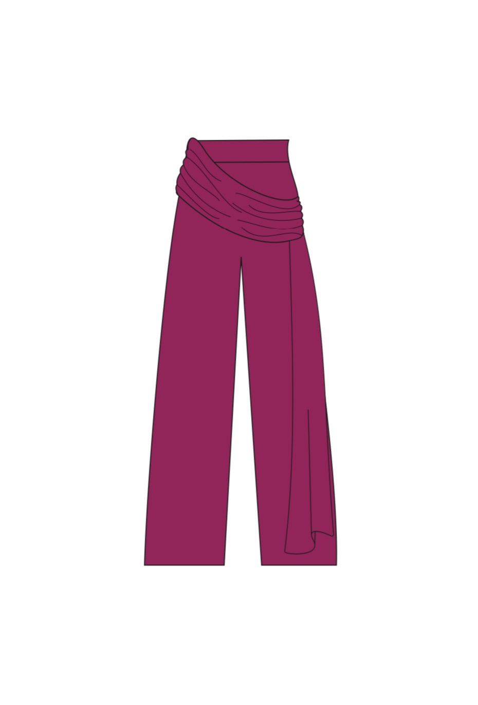 Salina Pant - Magenta